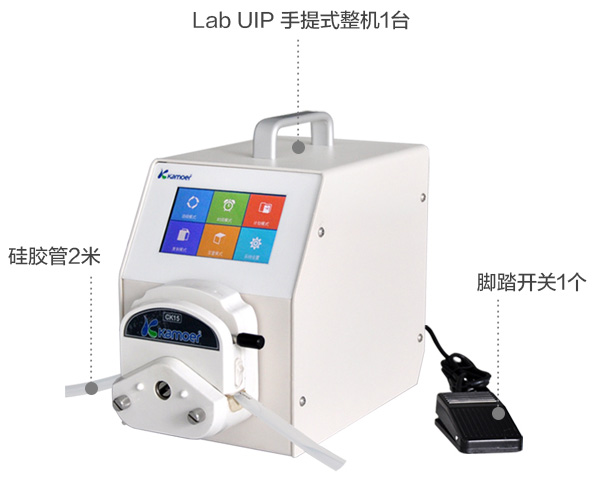 蠕動泵小型定量灌裝機結構圖